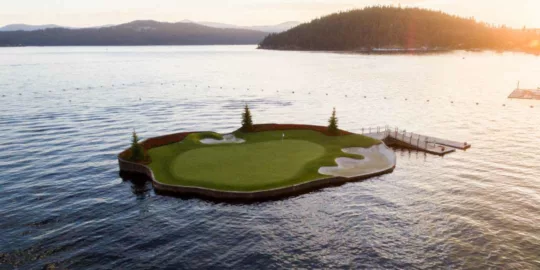 Famous Floating Green Golf Course